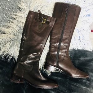 Brown Cole Haan Knee High Boots
